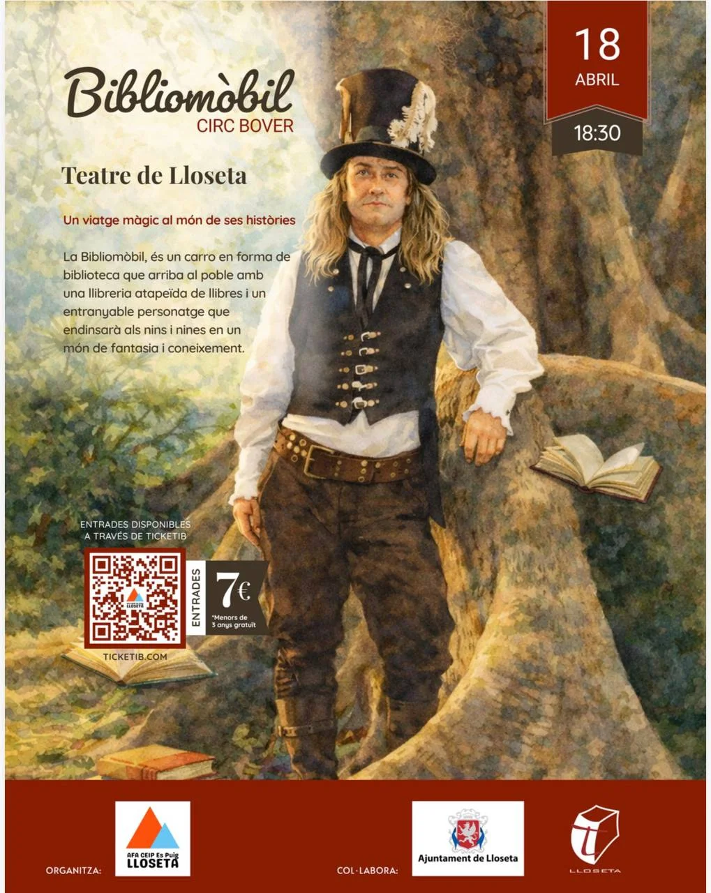 BIBLIOMÒBIL amb el Circ Bover